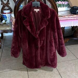Burgundy Long coat